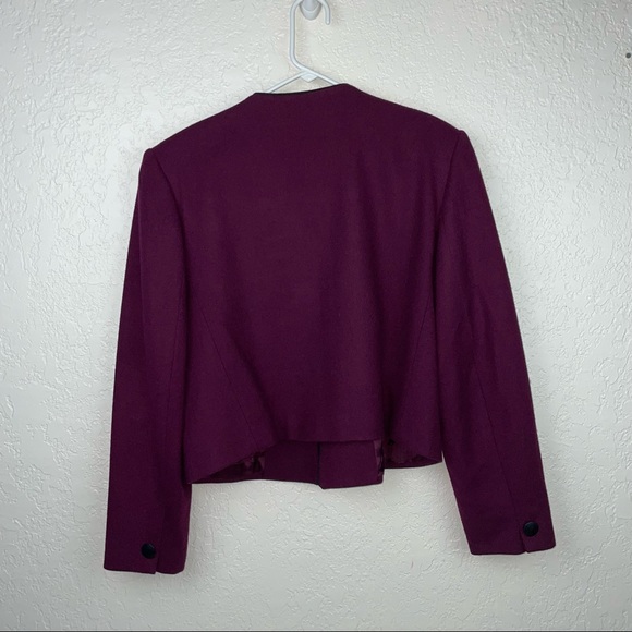 Hasting and smith plum wool coat - Picture 5 of 11